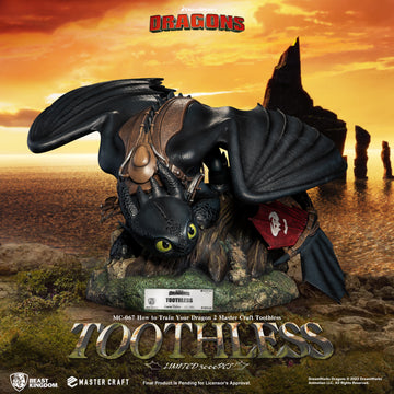 Beast Kingdom MC-067 How to Train Your Dragon 2 Master Craft Toothless 1:4 Scale Master Craft Figure Statue